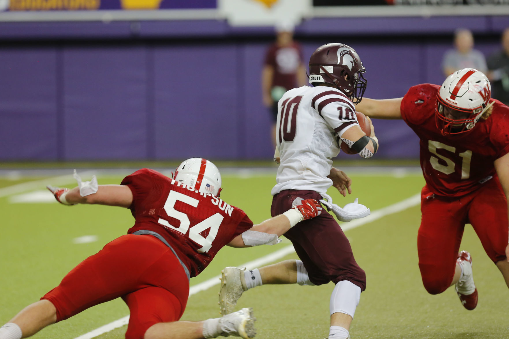 State FBall West Hancock vs. Grundy Center 2 38